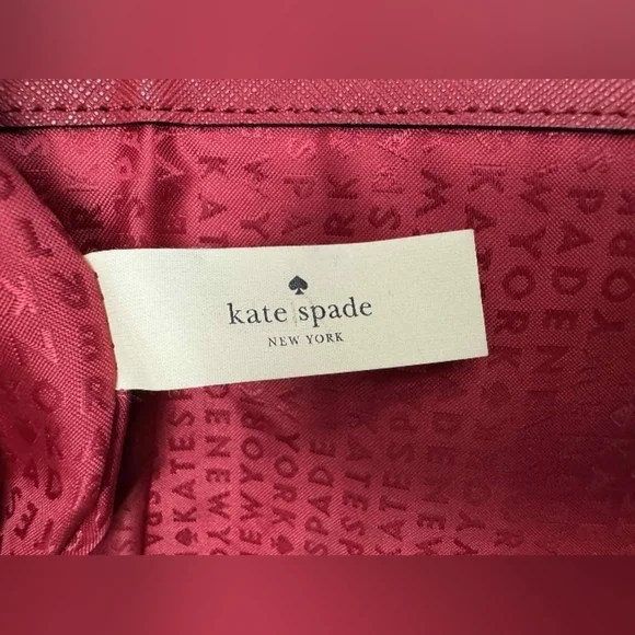 Kate Spade Cove Street Dody Purse Crossbody Red Leather EUC - Picture 10 of 10